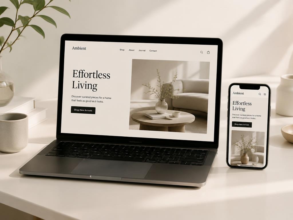 Demo: Boutique store website